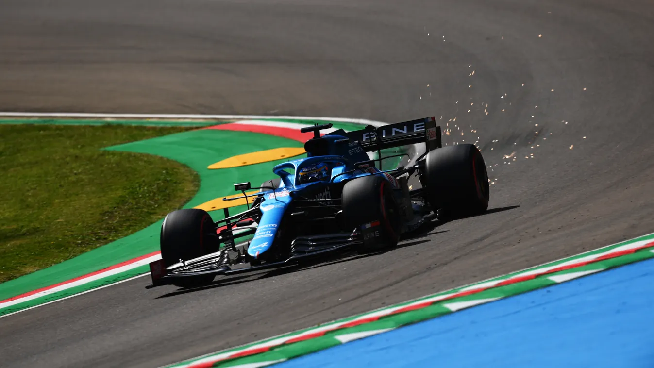 Forma-1, Fernando Alonso, Alpine, Emilia Romagna Nagydíj 2021, péntek 