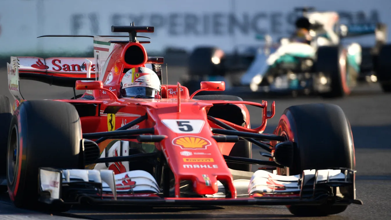 Forma-1, Azeri Nagydíj, 2017, Sebastian Vettel, Ferrari, Lewis Hamilton, Mercedes 