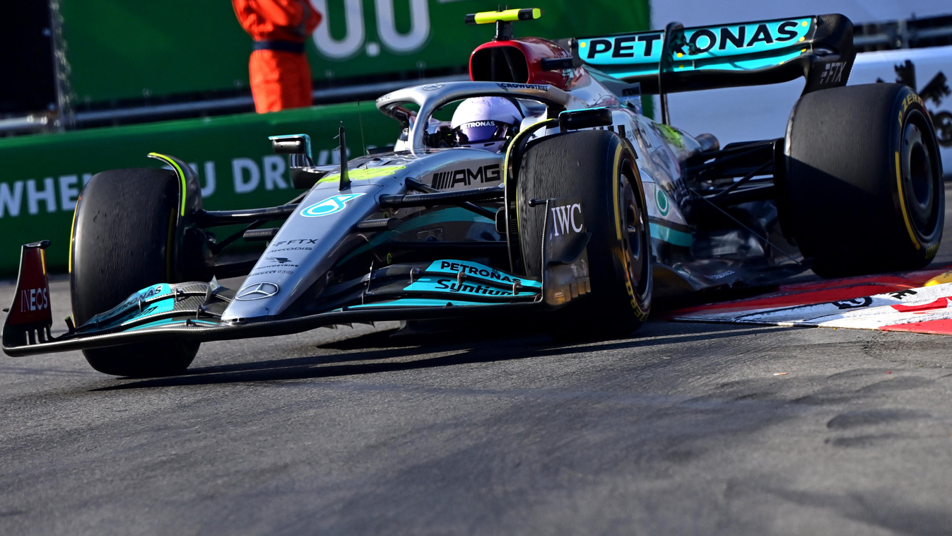 Forma-1, Lewis Hamilton, Mercedes, Monacói Nagydíj 2022, péntek 