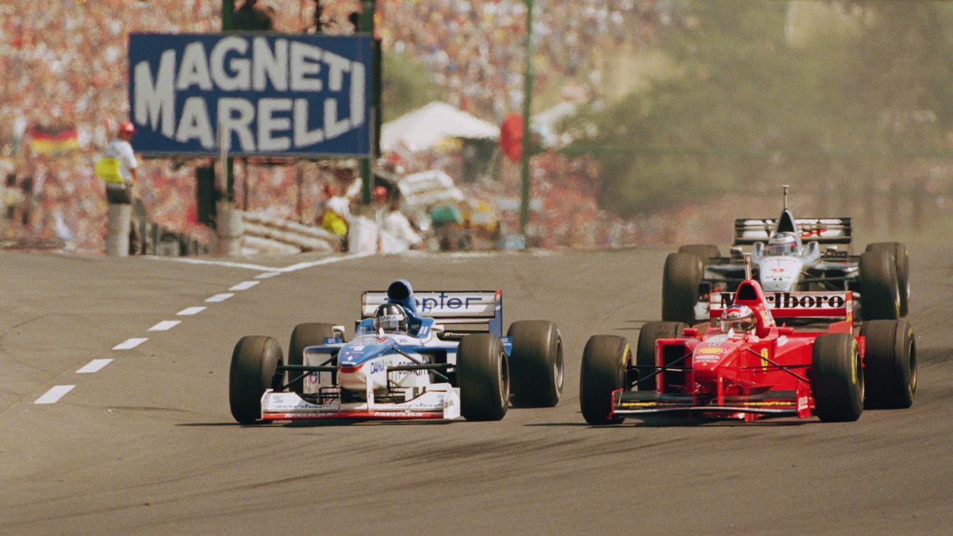 Forma-1, Damon Hill, Arrows Yamaha, Michael Schumacher, Scuderia Ferrari, Magyar Nagydíj 1997 