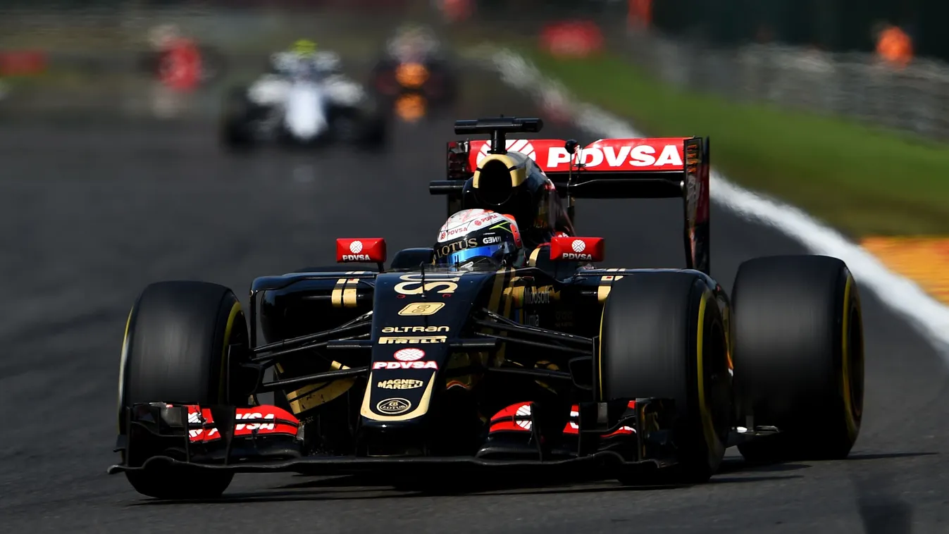 Forma-1, Belga Nagydíj 2015, Romain Grosjean, Lotus 