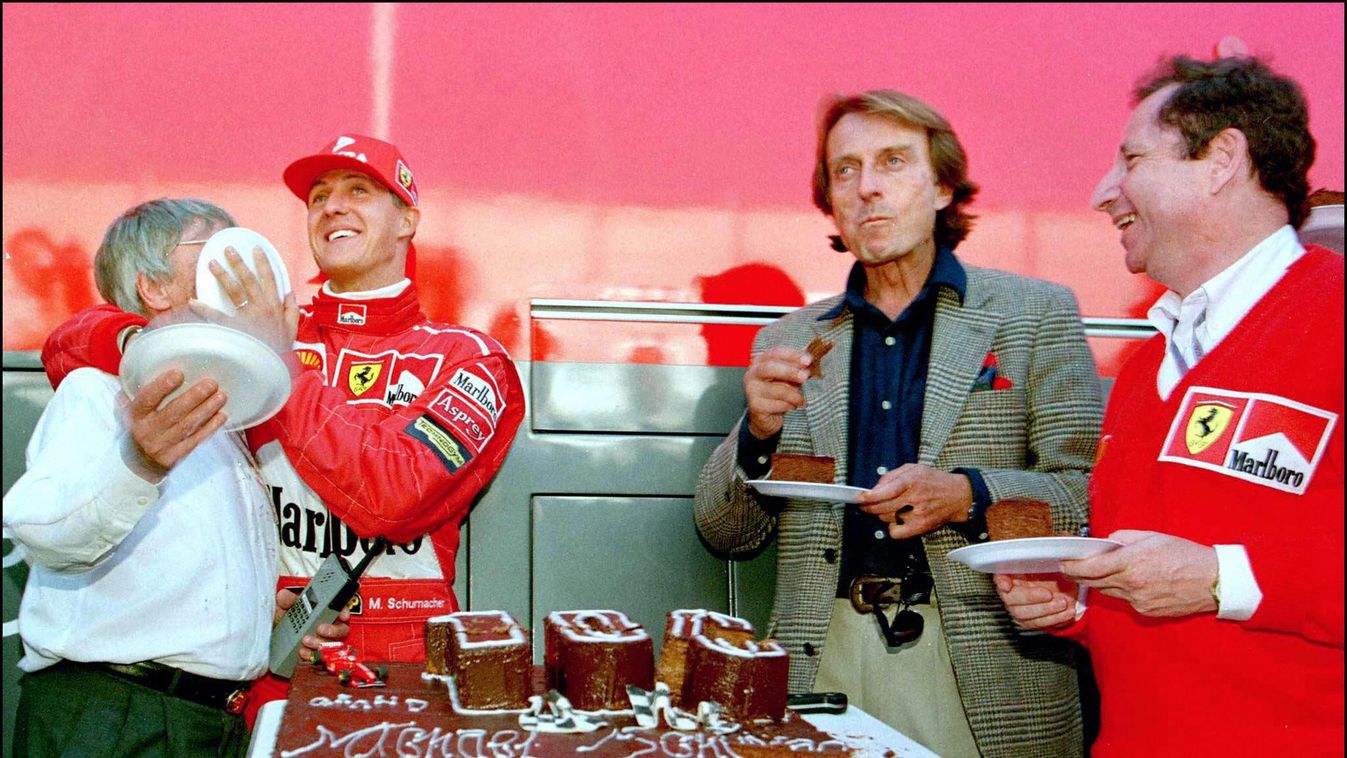 Forma-1, Michael Schumacher, Jean Todt, Luca di Montezemolo, Bernie Ecclestone, Luxemburgi Nagydíj 1997 