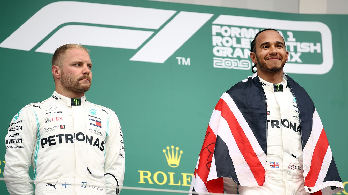 Forma-1, Brit Nagydíj, Bottas, Hamilton, Mercedes 