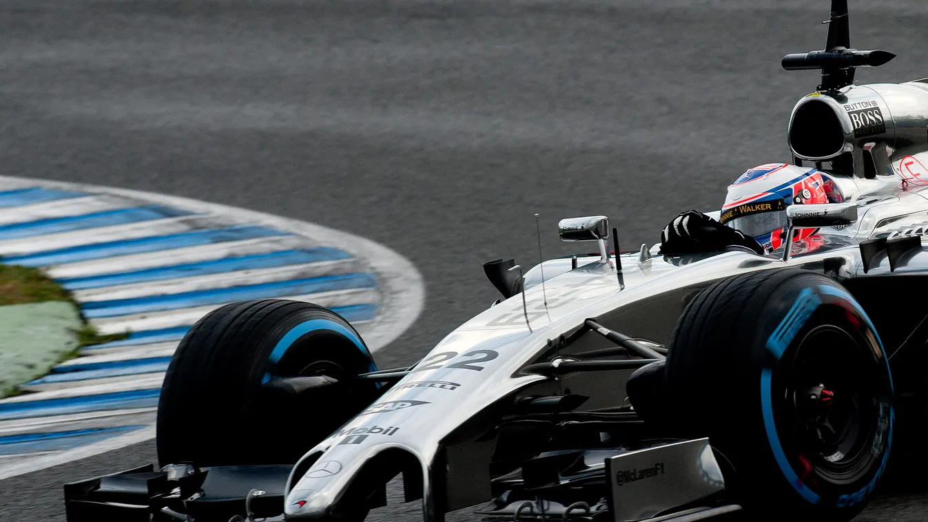 Forma-1, Jenson Button, McLaren, teszt 