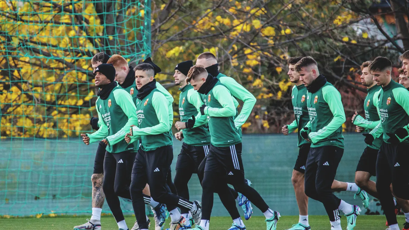 Telki, magyar válogatott, edzés, sajtónyilvános edzés, csapat, labdarúgás, foci, Telki Stadion, 2023. 11. 18. 