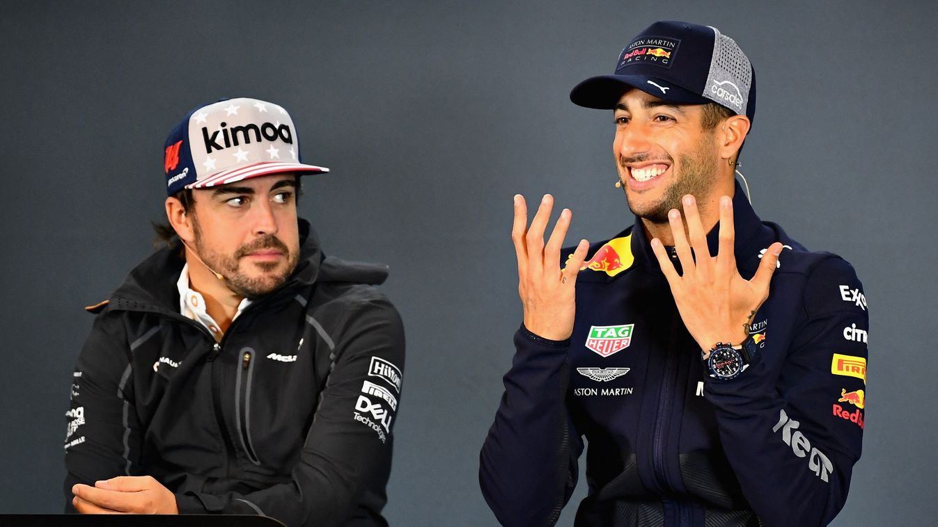 Daniel Ricciardo, Fernando Alonso 