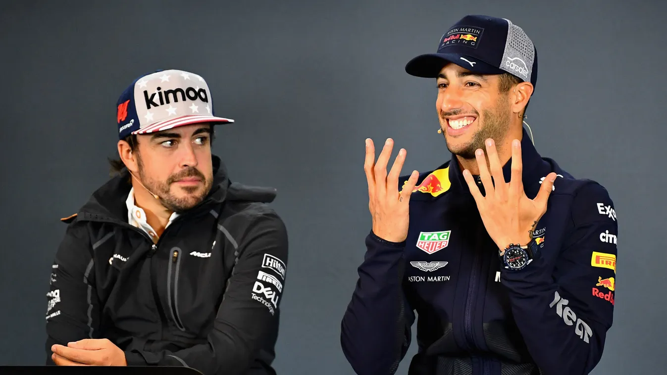 Daniel Ricciardo, Fernando Alonso 