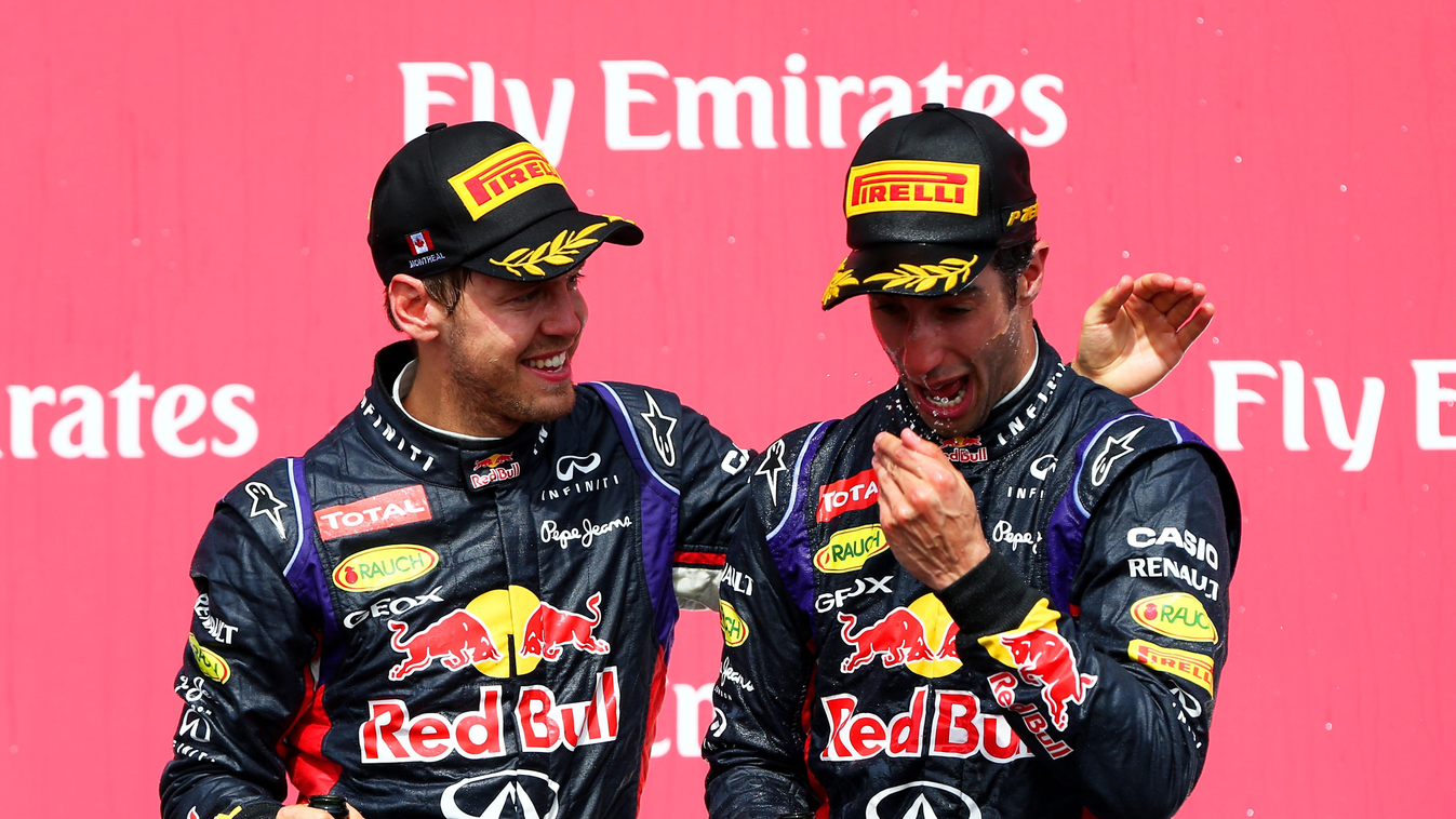 Forma-1, Sebastian Vettel, Daniel Ricciardo, Red Bull Racing, Kanadai Nagydíj 2014 