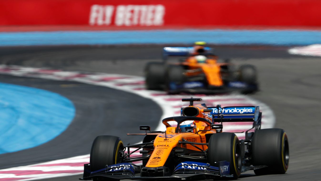 Forma-1, Francia Nagydíj, McLaren, Carlos Sainz, Lando Norris 