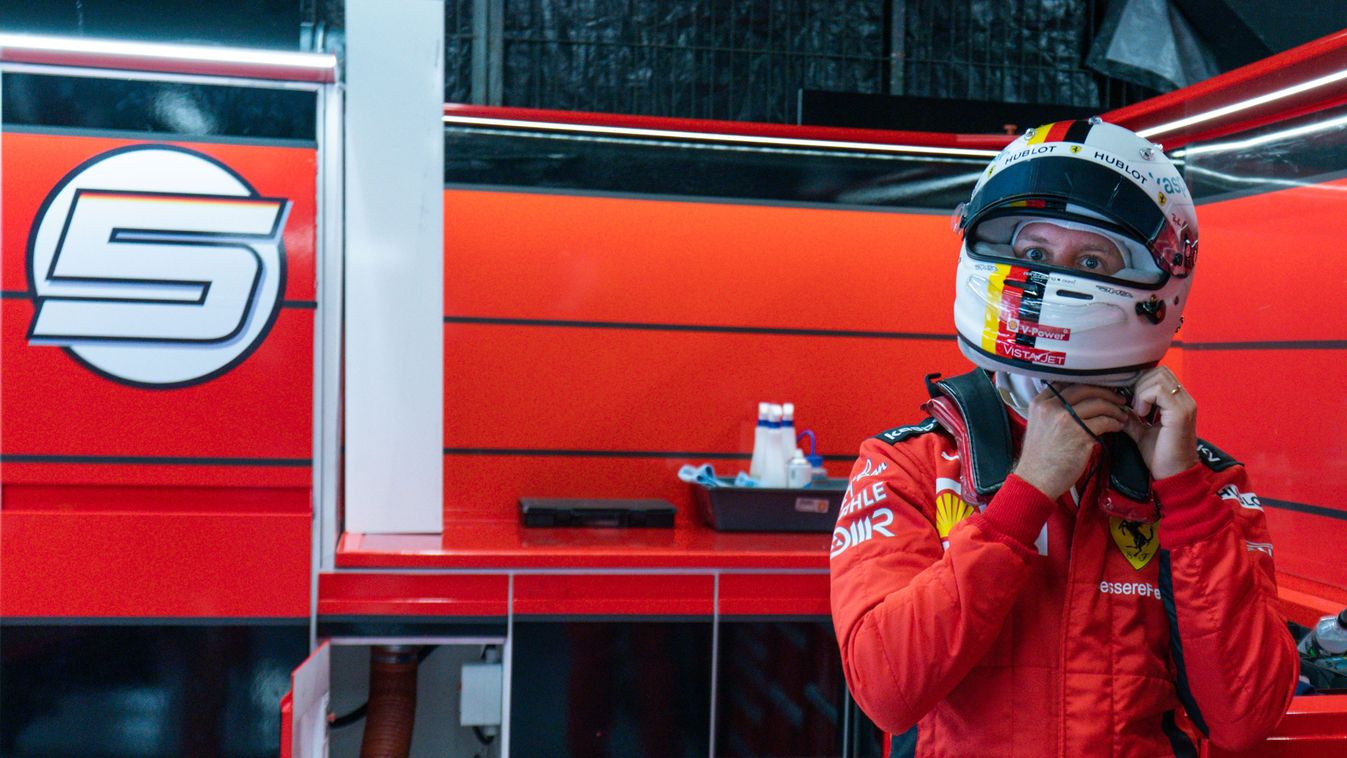 Forma-1, Spanyol Nagydíj, szombat, Sebastian Vettel, Scuderia Ferrari 