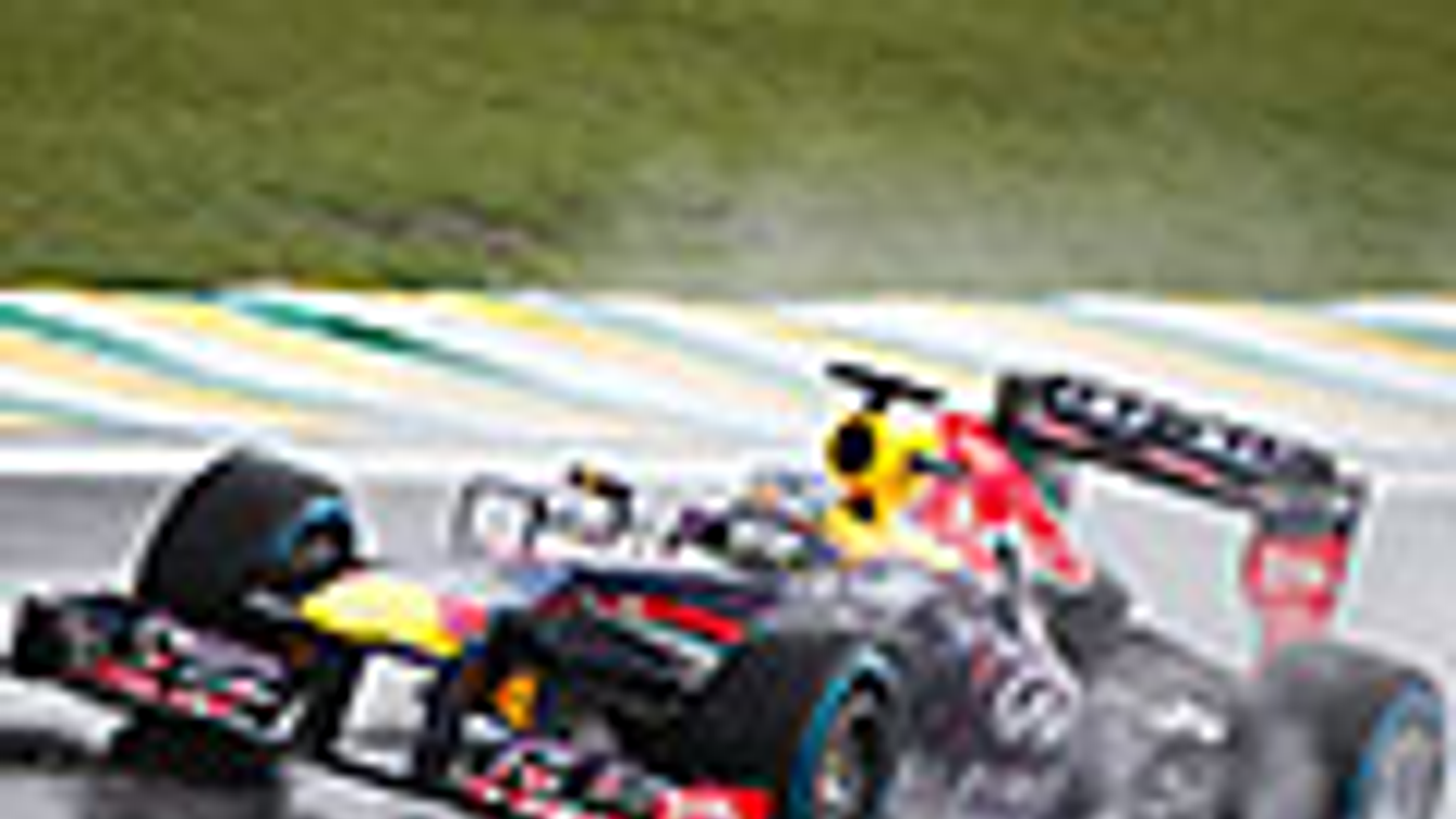 Forma-1, Sebastian Vettel, Red Bull, Brazil Nagydíj, eső