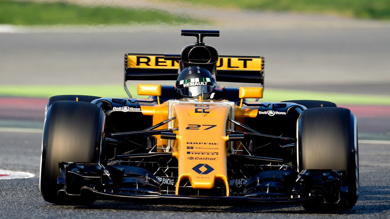 Forma-1, Nico Hülkenberg, Renault Sport Racing, Barcelona teszt 