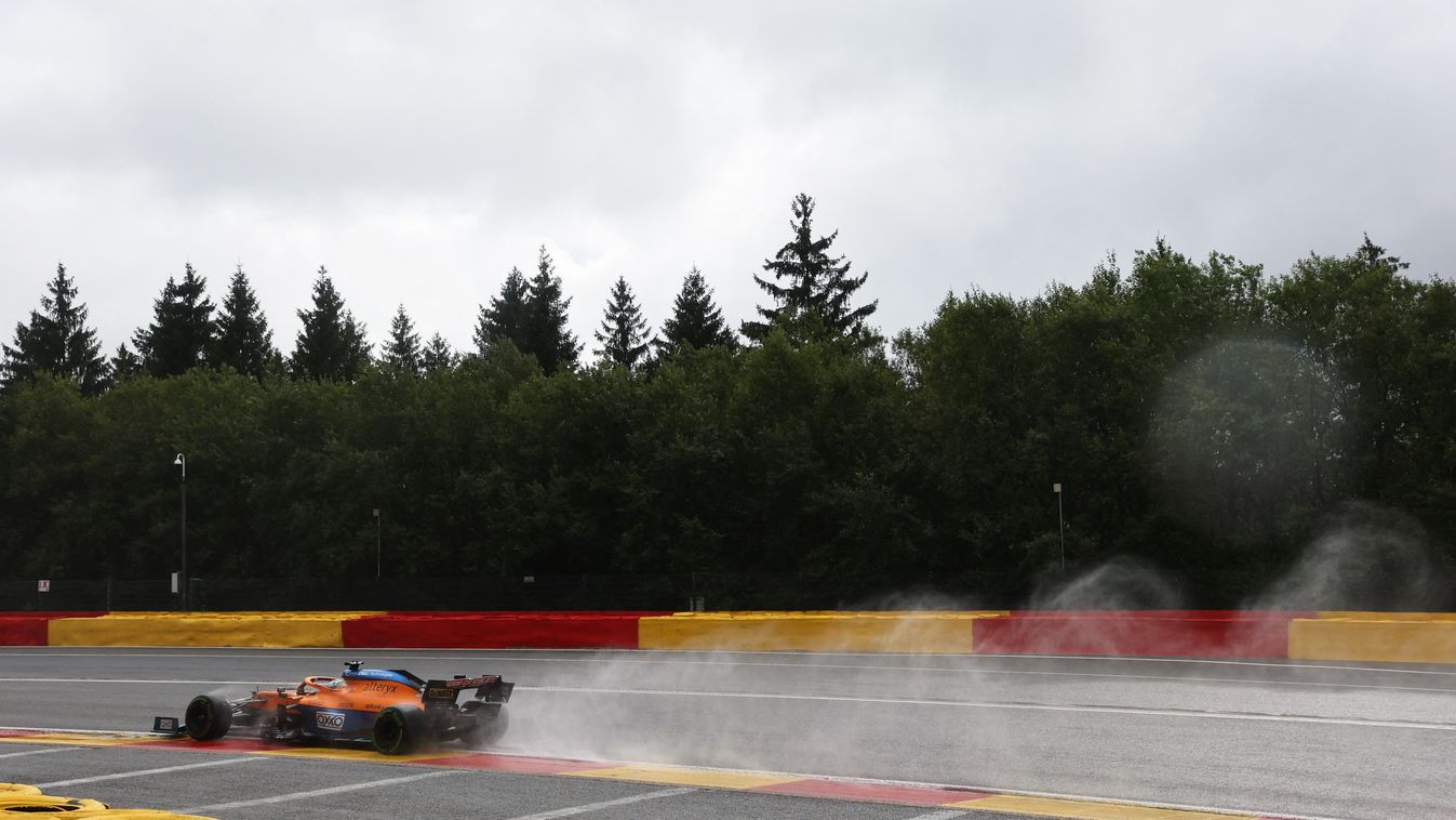 Forma-1, Daniel Ricciardo, McLaren, Belga nagydíj 2021, szombat 