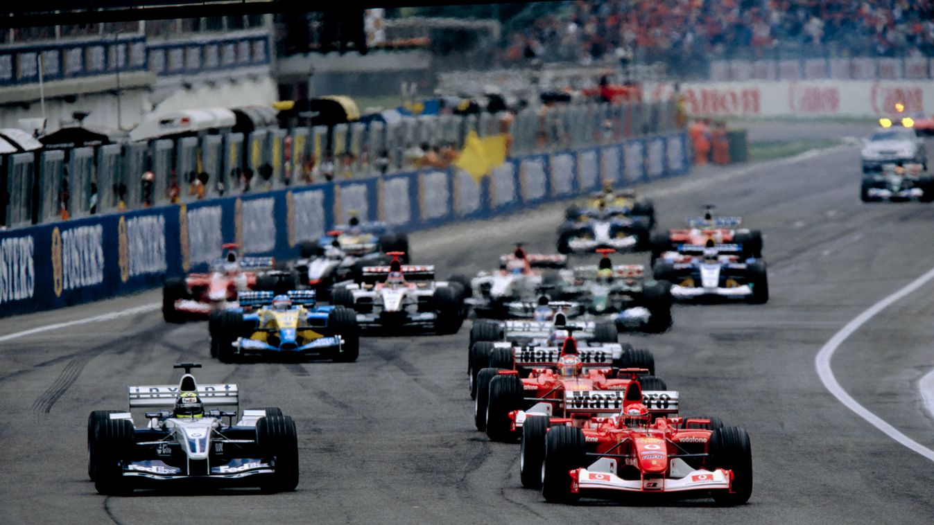 Forma-1, Michael Schumacher, Scuderia Ferrari, Ralf Schumacher, Williams BMW, San Marinói Nagydíj, Imola 