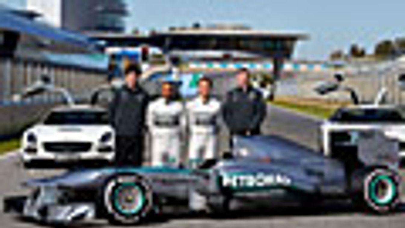 Forma-1, Mercedes, Lewis Hamilton, Nico Rosberg, Toto Wolff, Ross Brawn, bemutató