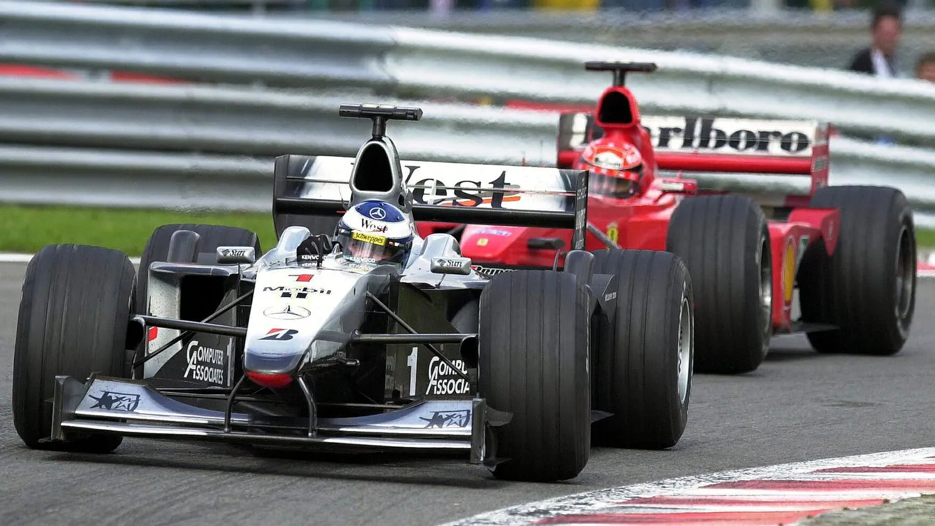 Forma-1, Mika Häkkinen, Michael Schumacher, McLaren-Mercedes, Ferrari, Belga Nagydíj 2000 