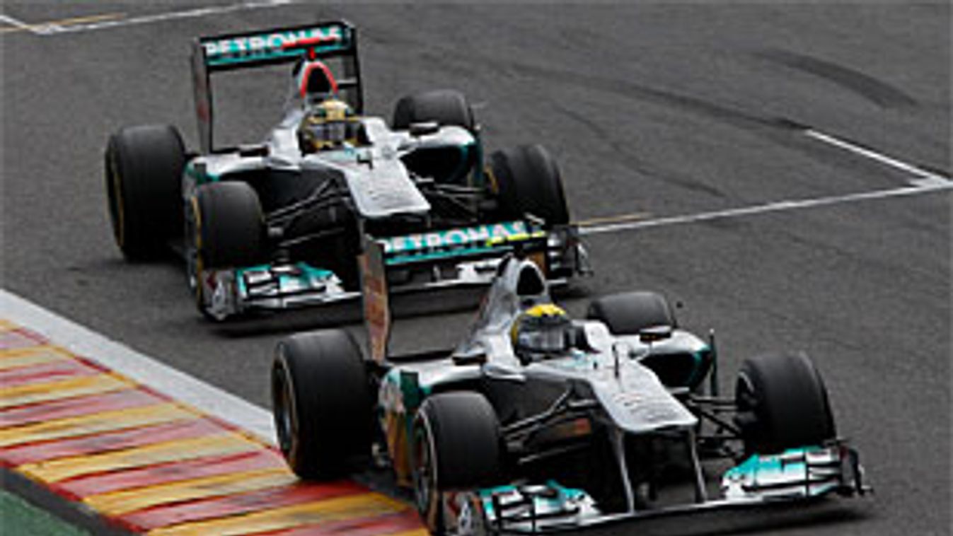 Forma-1, Mercedes, Belga Nagydíj, Michael Schumacher, Nico Rosberg