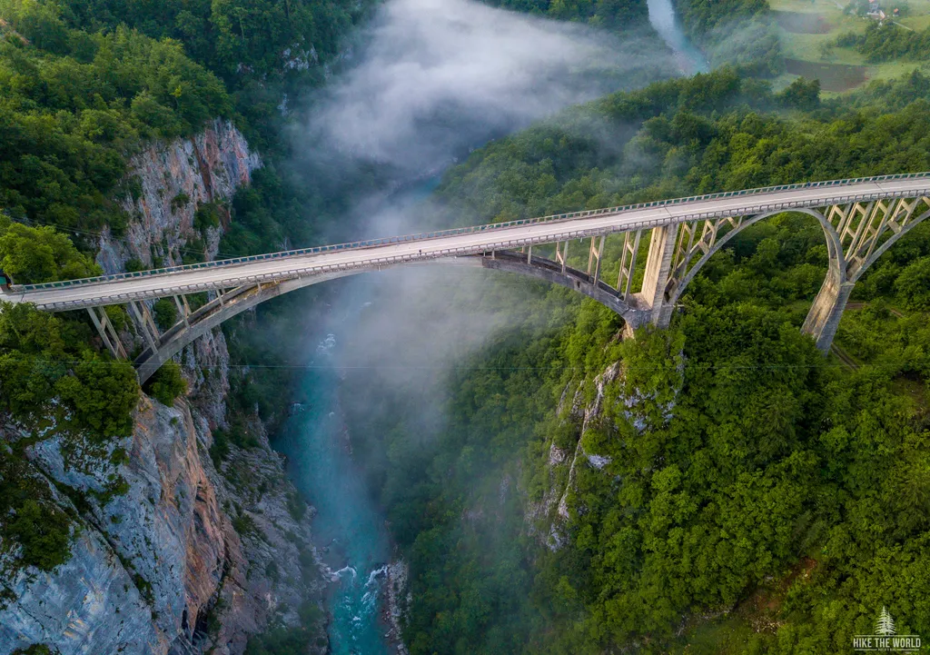 Tara-híd, Tara, híd, folyó, Montenegro 