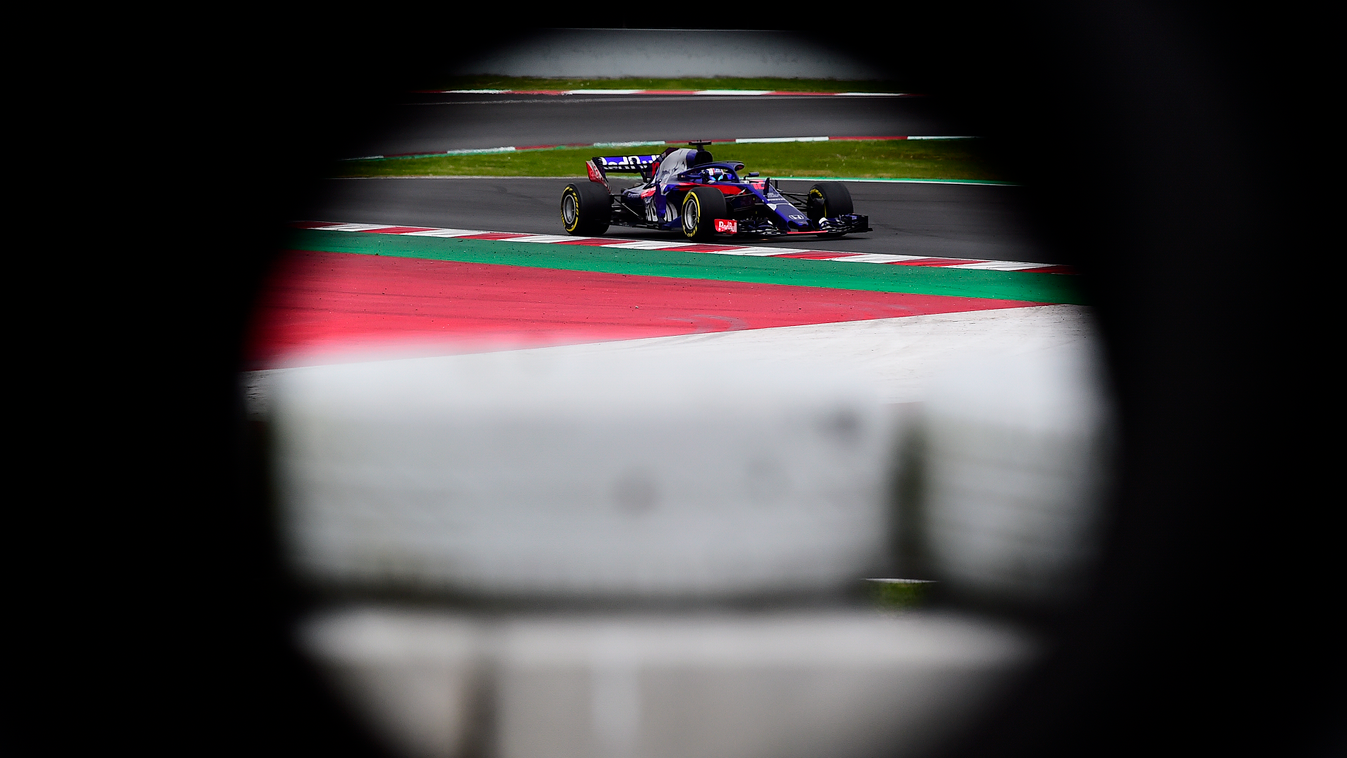 Forma-1, Pierre Gasly, Toro Rosso, tesztelés 2018, célkereszt 