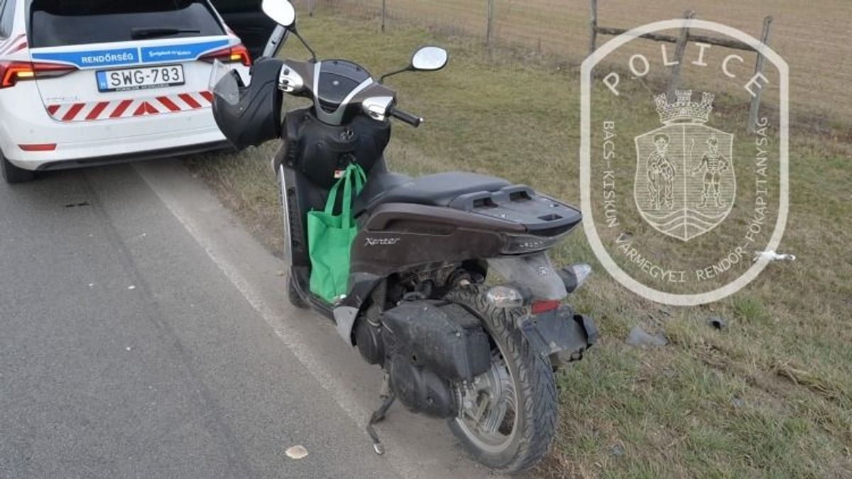 Robogóval ment fel az autópályára, és ez még csak a kisebbik baj volt
