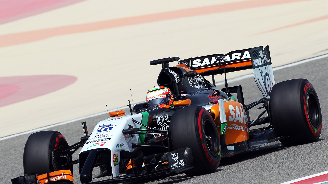 Forma-1, Sergio Pérez, Force India, teszt 