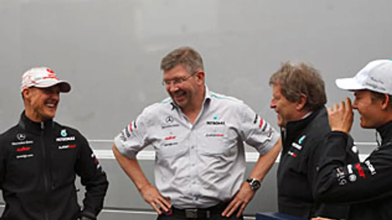 Forma-1. Michael Schumacher, Ross Brawn, Mercedes