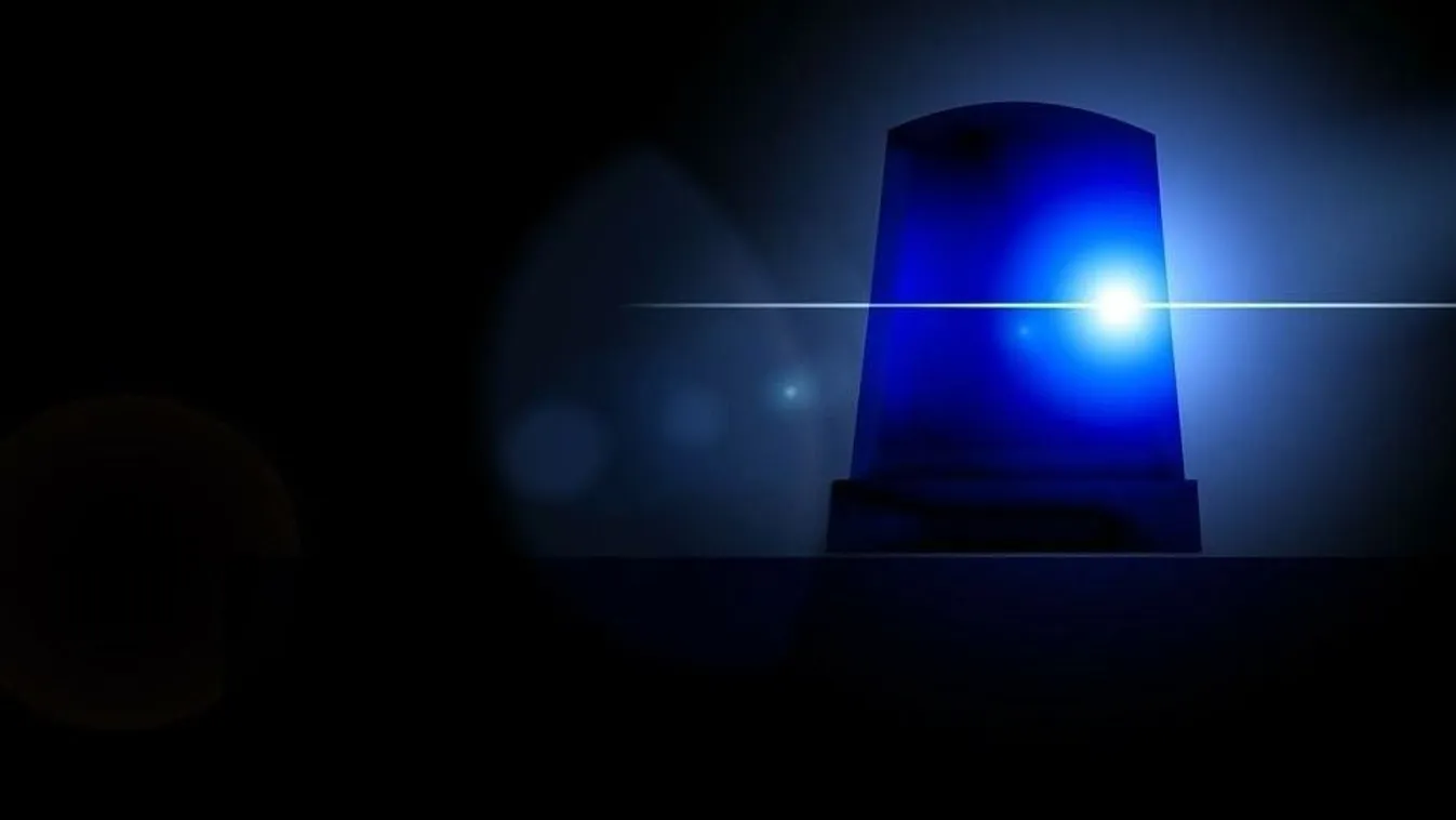 rendőrségi sziréna, forrás: pixabay.com 