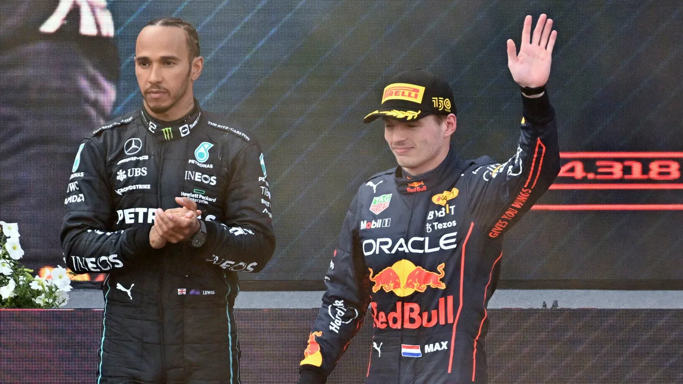Lewis Hamilton, Max Verstappen 