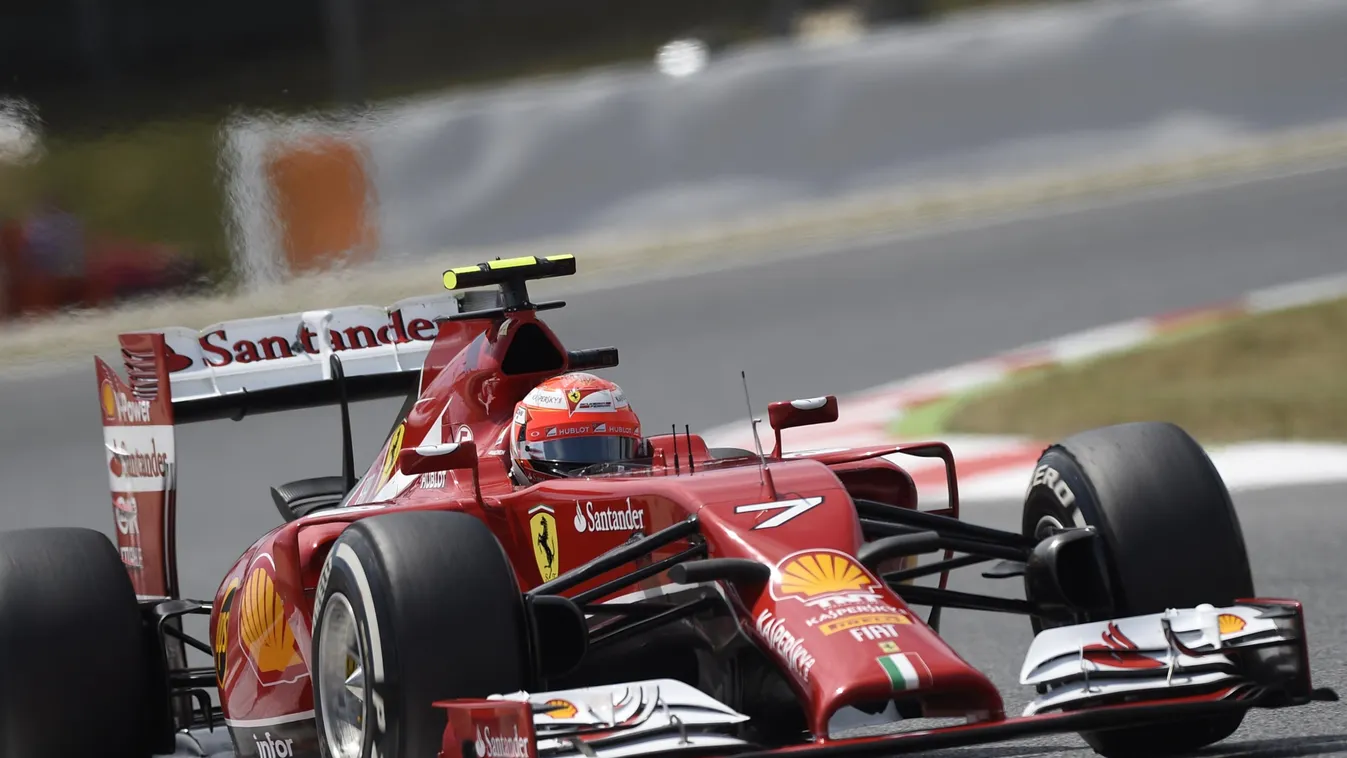 Forma-1, Kimi Räikkönen, Ferrari, Spanyol Nagydíj 