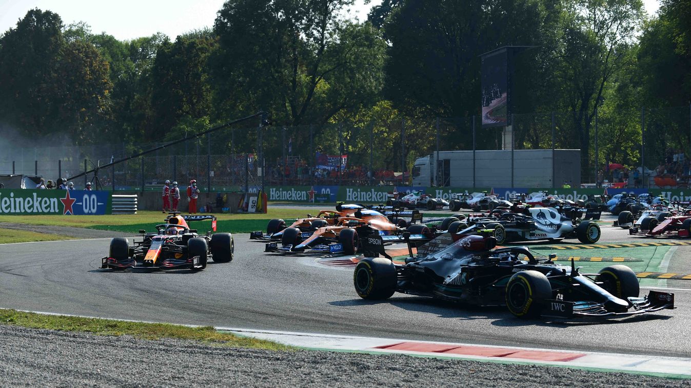 Forma-1, Valtteri Bottas, Mercedes, Max Verstappen, Red Bull, Daniel Ricciardo, McLaren, rajt, Olasz Nagydíj 2021, szombat 