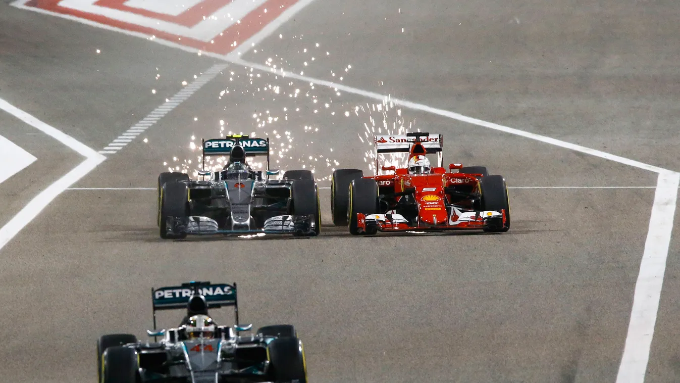 Forma-1, Lewis Hamilton, Nico Rosberg, Sebastian Vettel, Mercedes, Ferrari, Bahreini Nagydíj 