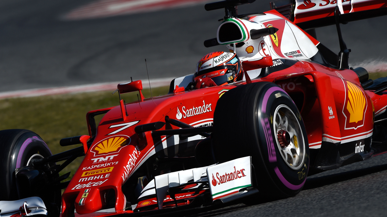 Forma-1, Kimi Räikkönen, Scuderia Ferrari, Barcelona előszezoni teszt, Pirelli ultralágy gumi 