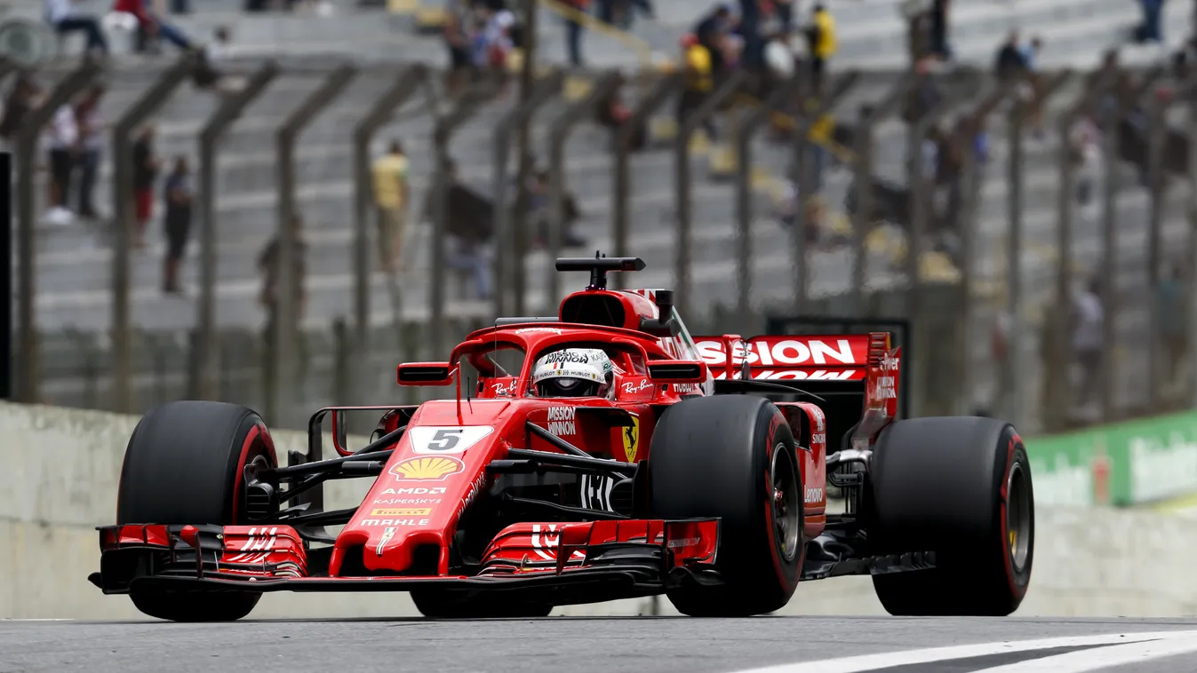 Forma-1, Brazil Nagydíj, Sebastian Vettel, Scuderia Ferrari 
