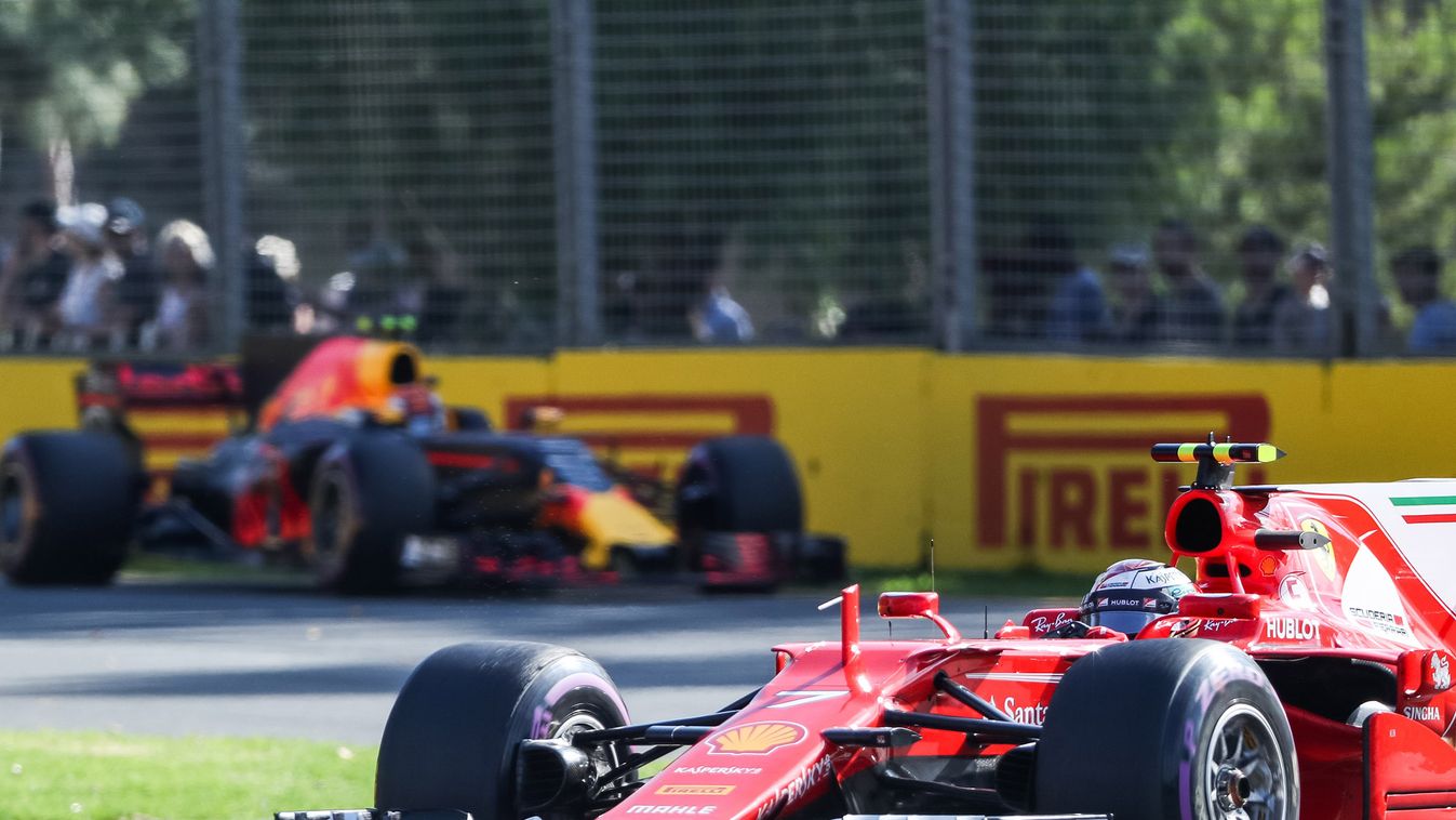 Forma-1, Kimi Räikkönen, Ferrari, Max Verstappen, Red Bull, Ausztrál Nagydíj 