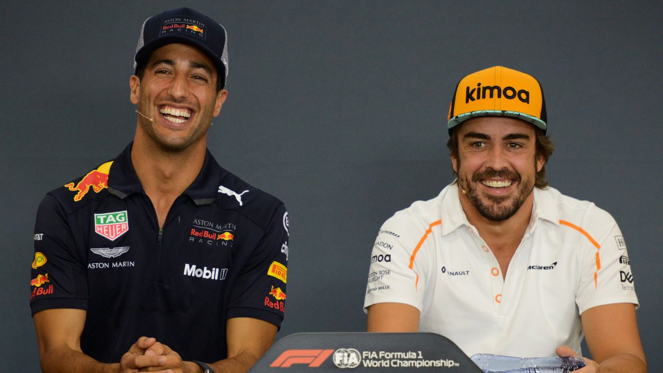 Forma-1, Daniel Ricciardo, Fernando Alonso 