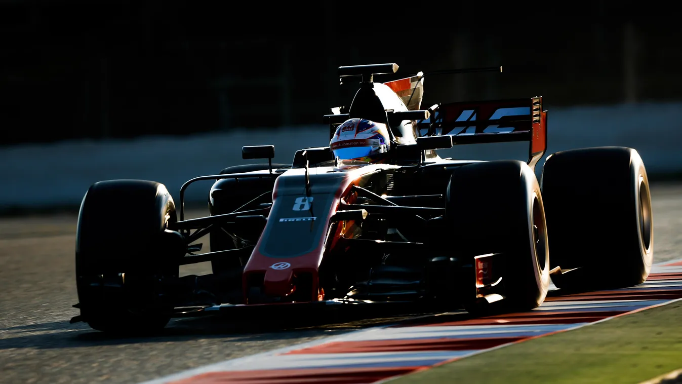 Forma-1, Romain Grosjean, Haas, teszt 