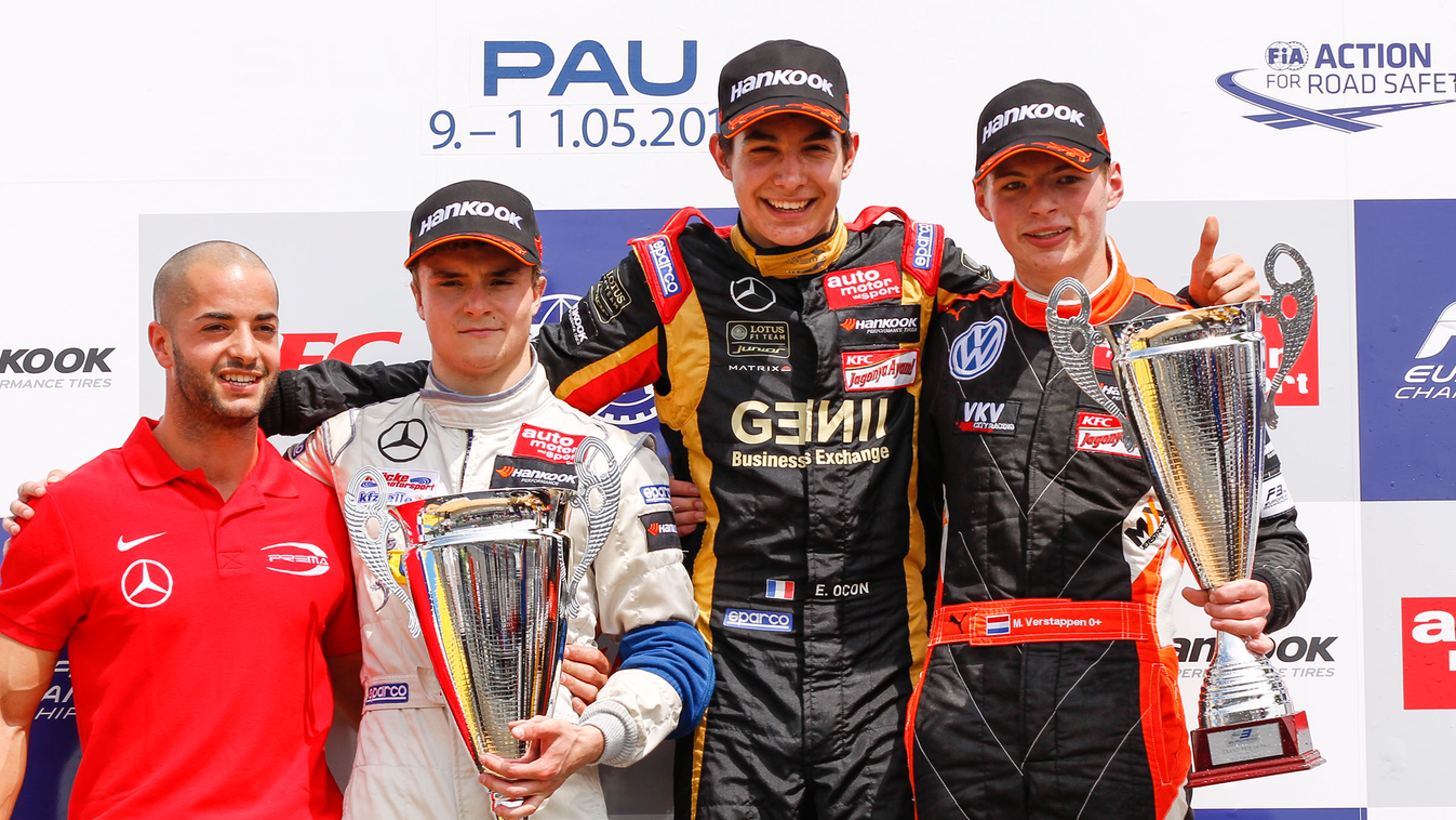 F3 Euro, Lucas Auer, Esteban Ocon, Max Verstappen, 2014 