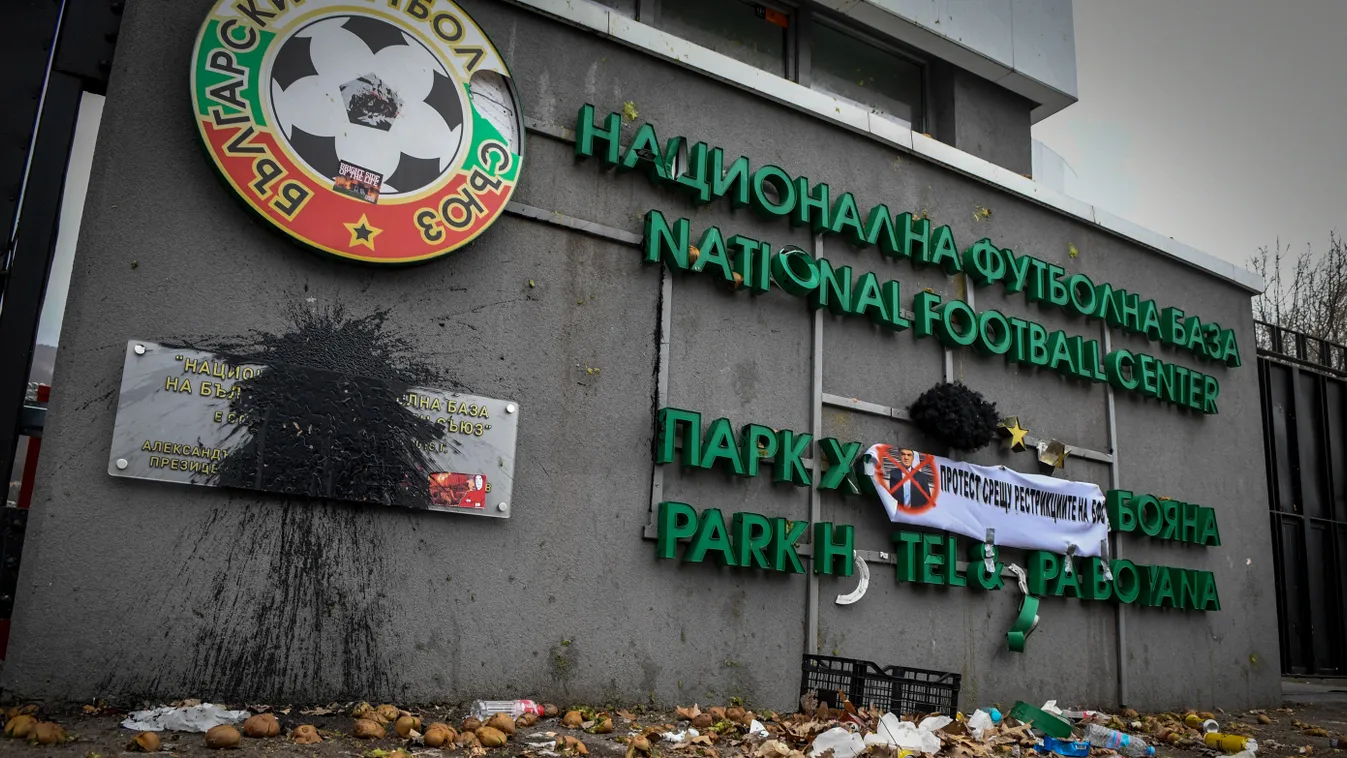 Protest Against Current Bulgarian Football Union President Borislav Mihaylov