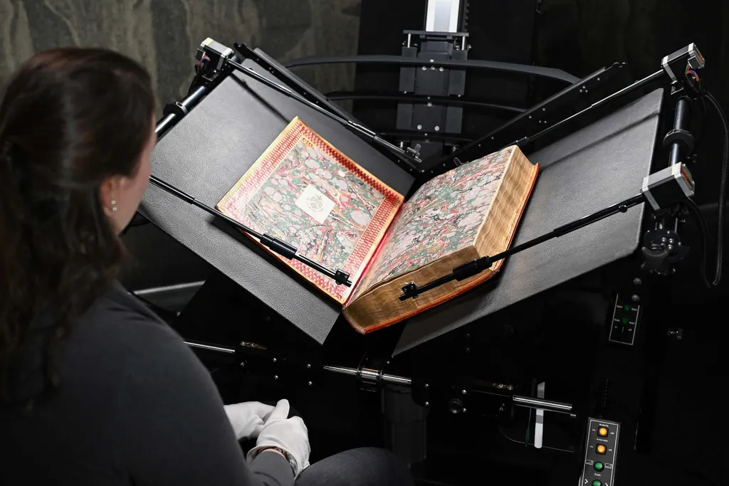 Gutenberg-biblia, digitalizálás, biblia, könyv, Gutenberg, Gutenbergbiblia