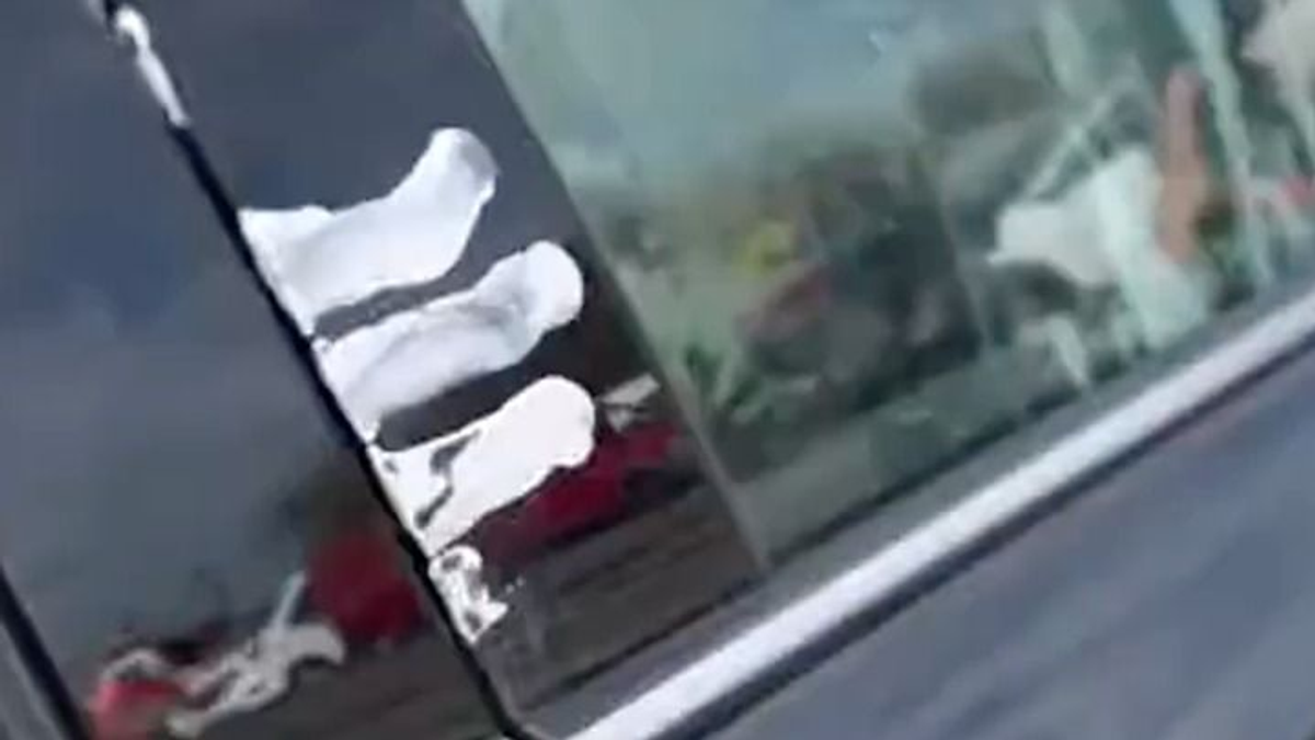 Volt egy festékes kéznyom a kocsin, minden képzeletet felülmúlt, amikor kinyitották az ajtót - videó