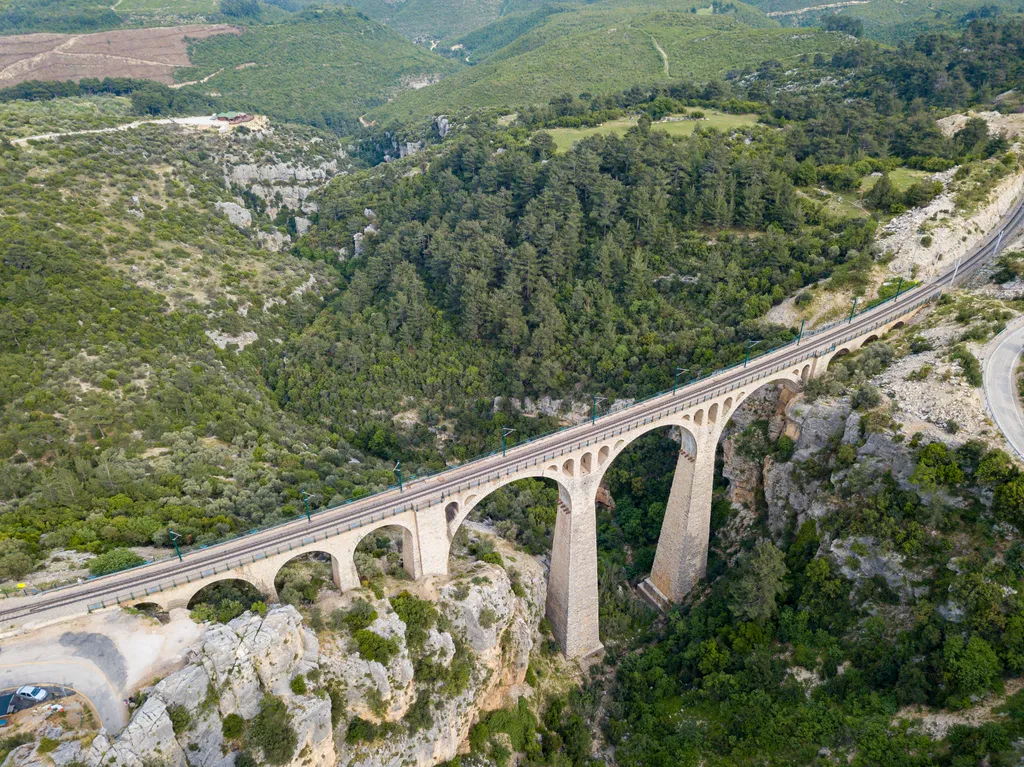 Varda híd, híd, Varda, viadukt, vasúti, Törökország