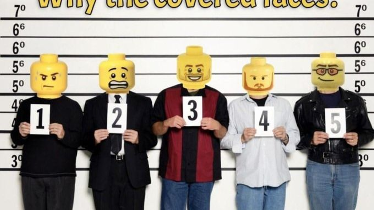 Egy amerikai rendőrség Lego arcokkal takarta ki az elfogott bűnözők arcát