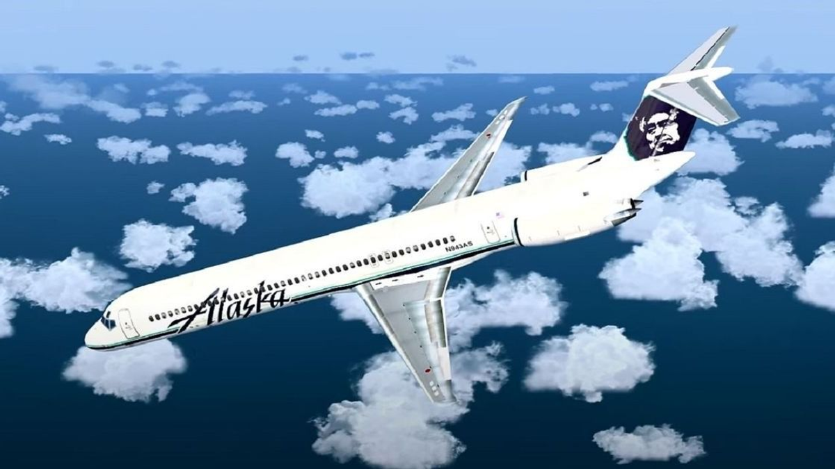 Beszorult a kormány az Alaska Airlines járatán, a gép az óceánba zuhant
