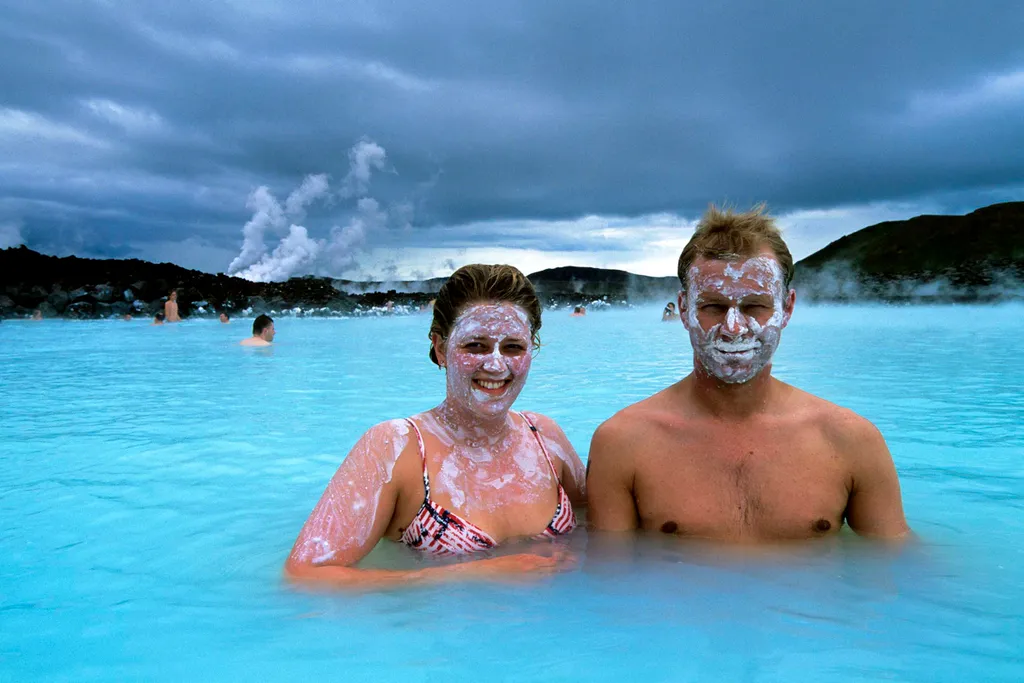 Kék Lagúna, geotermikus fürdő Izland, fürdő, termálfürdő,  Blue Lagoon