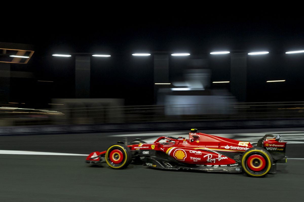 Formula 1 Saudi Arabian Grand Prix 2nd Practice, Carlos Sainz, Ferrari