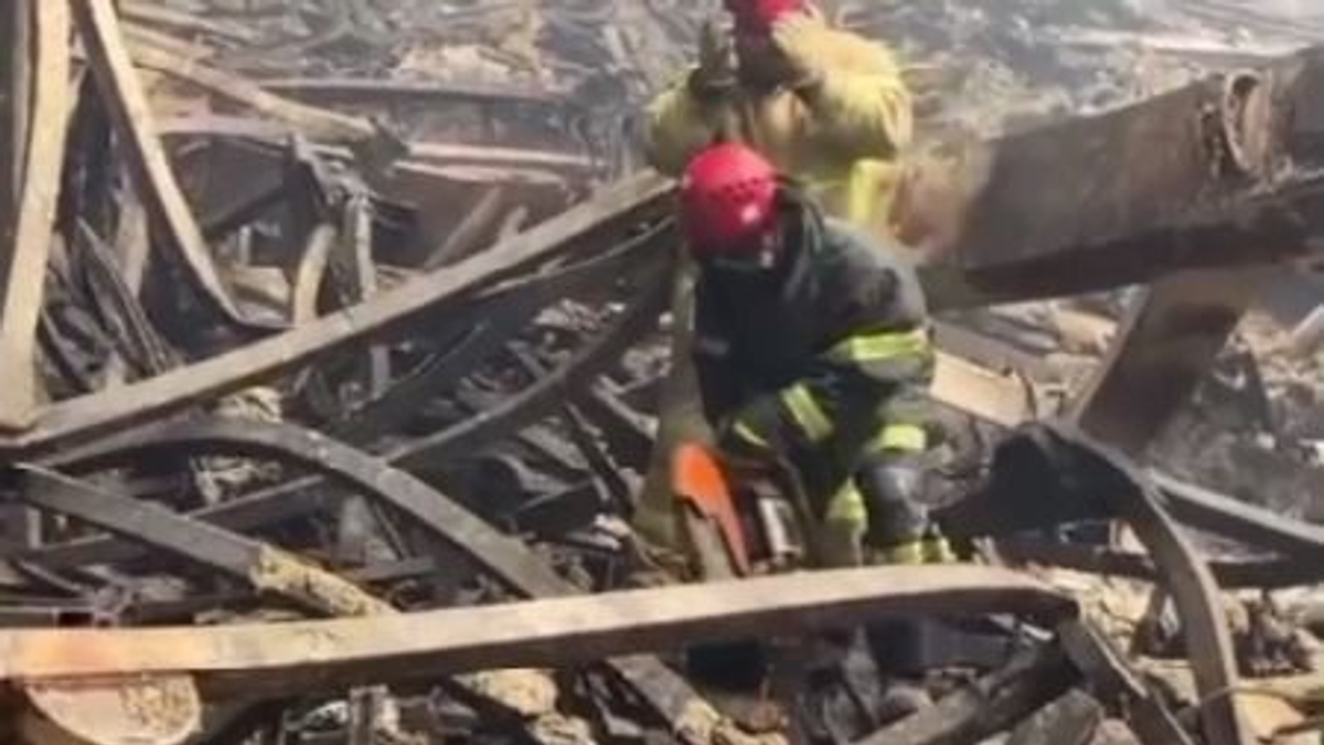 Orosz katasztrófavédelem: borzalmas pusztítást végeztek a terroristák - videó