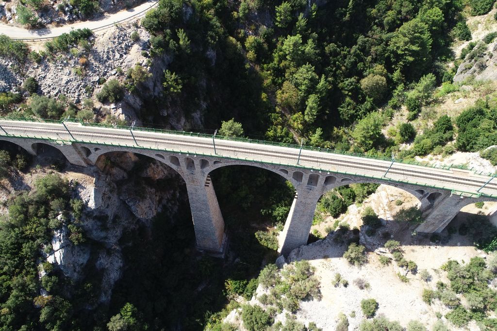 Varda híd, híd, Varda, viadukt, vasúti, Törökország
