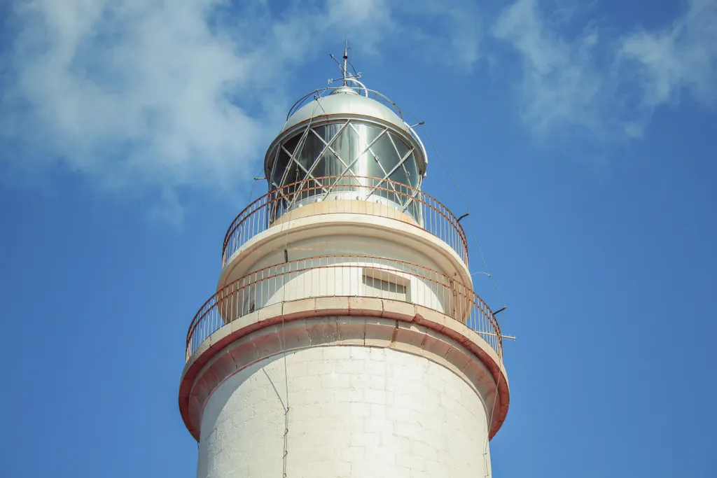 White,Lighthouse,At,Cap,De,Formentor,In,Mallorca,,Spain