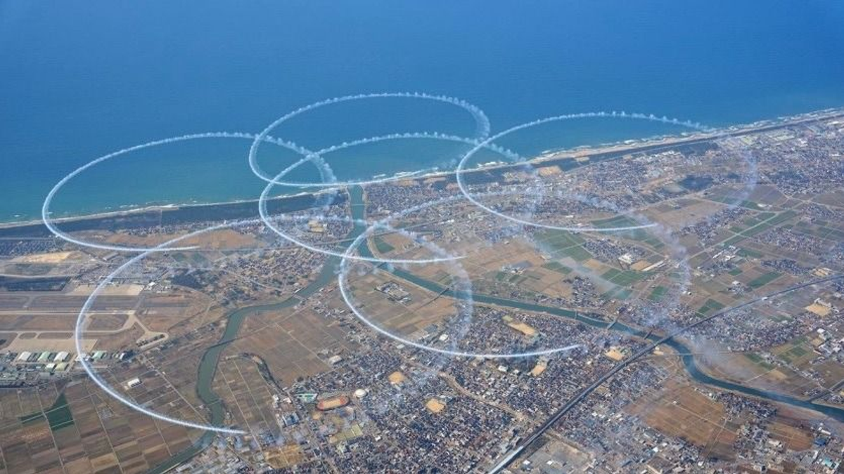 Rejtélyes gyűrűk jelentek meg az égen az egyik japán város felett - fotó