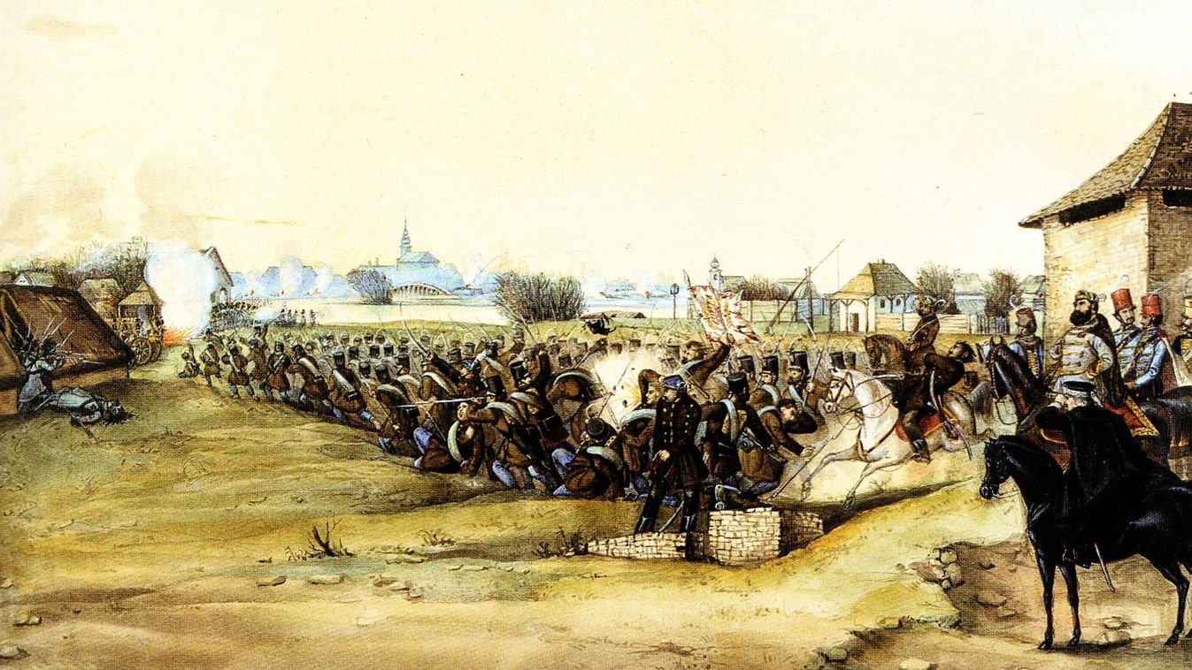 A második szolnoki ütközet 1849. március 5-én. Than Mór festménye
wikipedia